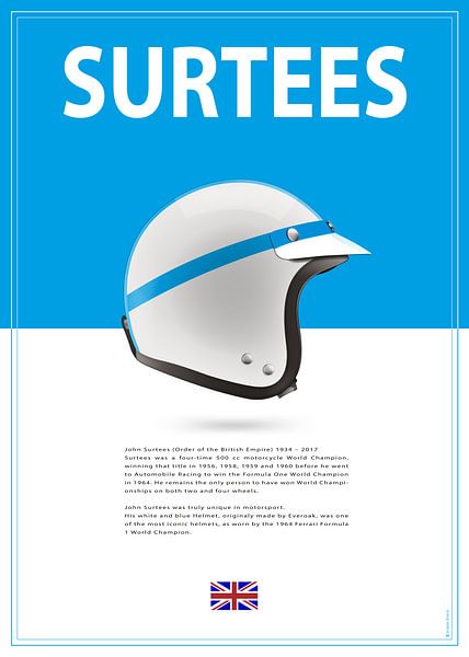 John Surtees Helm von Theodor Decker