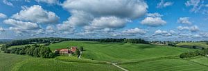 Drone panorama of Hommerich in southern Limburg