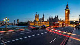 London at dusk by Manjik Pictures