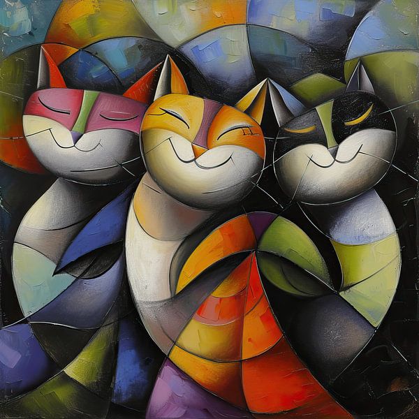 Malerei Kater von Wunderbare Kunst