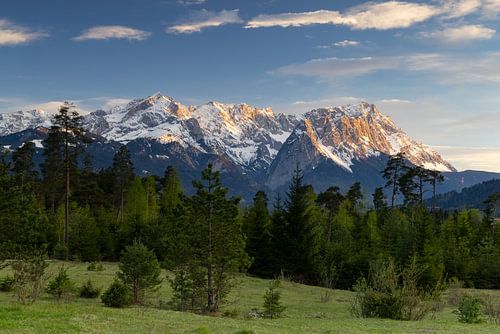 Avondsfeer op de Zugspitze