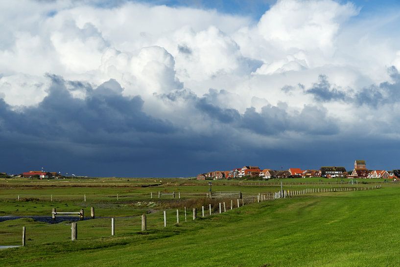 Nuages dans le ciel Baltrum par Anja B. Schäfer