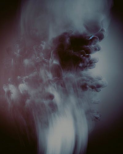 Expressionnisme abstrait en violet, art numérique