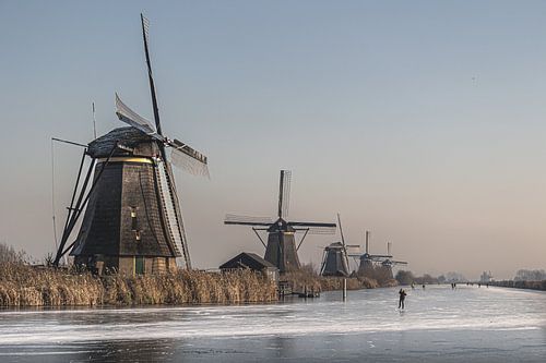 Winter in Kinderdijk