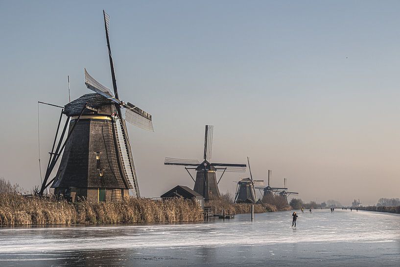 Winter in Kinderdijk by Cindy Dijksman