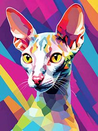 Cornish Rex Pop Art