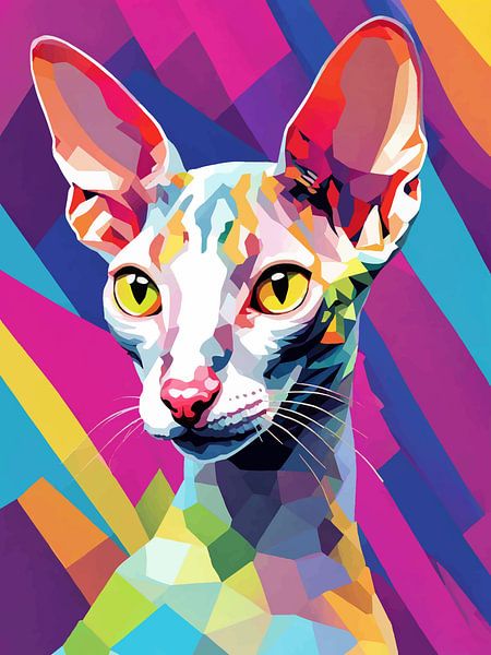 Cornish Rex Pop Art von MIROKKU