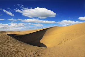 Duinen van Playa del Ingles, Spanje, Gran Canaria