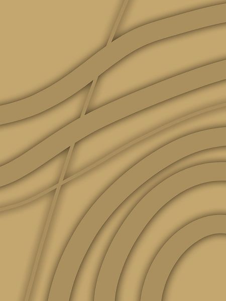 ABSTRACT GOLD RELIEF - RAY by IYAAN
