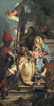 Giambattista Tiepolo, L'adoration de l'archimage, 1753 sur Atelier Liesjes