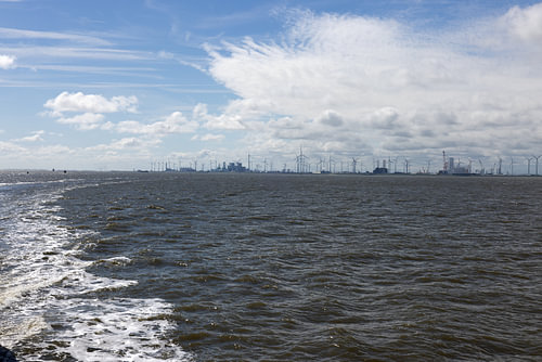 Foto's van Eemshaven en het Noordzee-eiland Borkum.