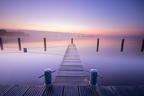 Steiger in de ochtend van Rudi van Drunen