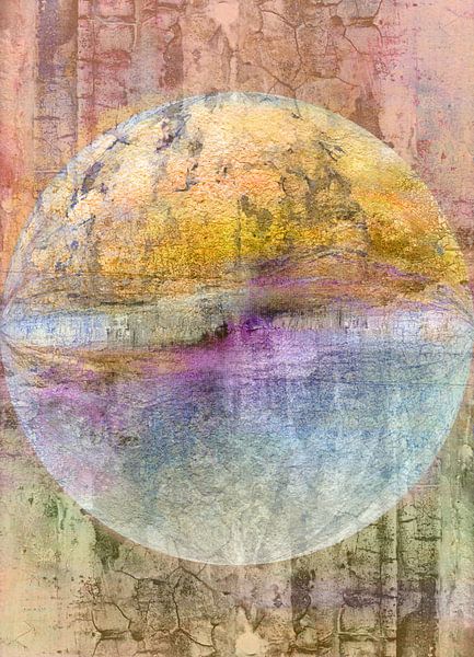 Structure and circle 11 - divided world by Claudia Gründler