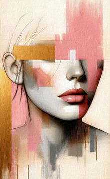 Golden and Pink van J.O. Han