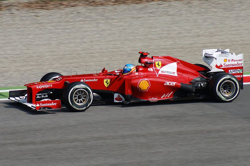 Fernando Alonso Monza par Jeroen van Deel