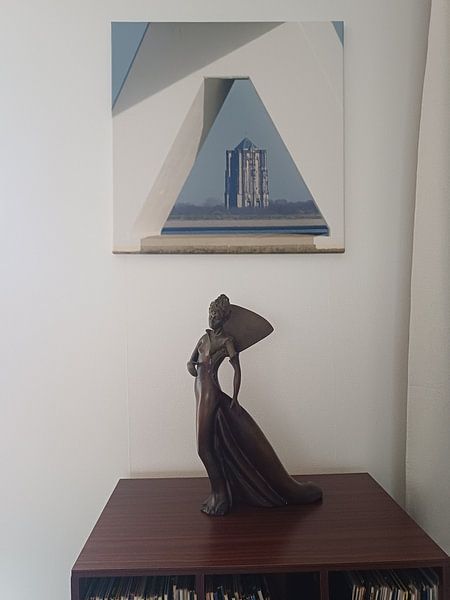 Dikke Toren im Bild der Zeeland-Brücke