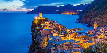 Vernazza by Night - Cinque Terre, Italy - 4 by Tux Photography