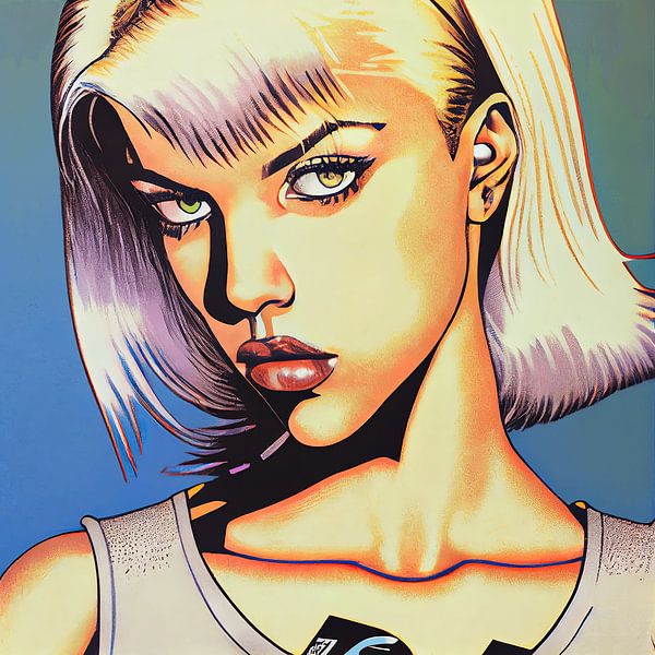 Blond Cyber Heroine WW01 van Jillvanny Roque da Silva