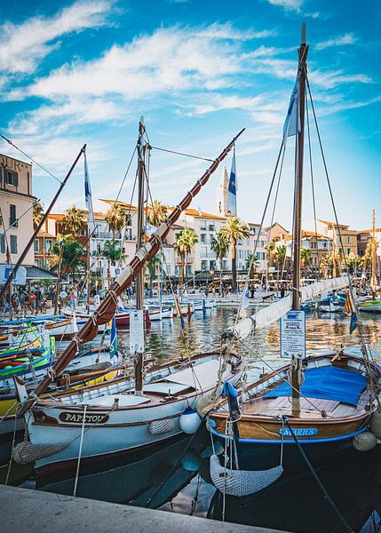 Idyllischer Hafen in der Provence, Frankreich von Daphne Groeneveld