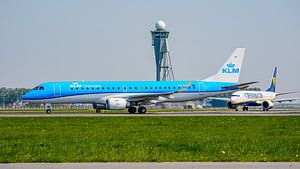 KLM Cityhopper Embraer ERJ-190 Passagierflugzeug.