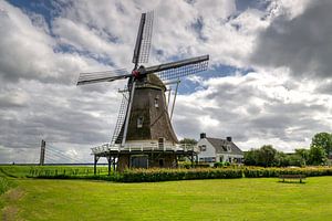 D'Olde Zwarver Kampen an einem Sommernachmittag