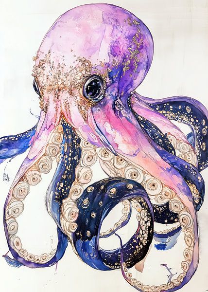 Japan octopus #octopus by JBJart Justyna Jaszke