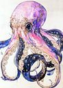 Japan octopus #octopus by JBJart Justyna Jaszke thumbnail