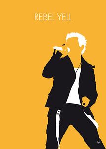 No284 MY Billy Idol Minimal Music poster van Chungkong Art