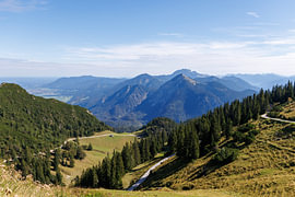 Vue panoramique sur les contreforts des Alpes sur Natural Focus - Fotografie by Jenni K
