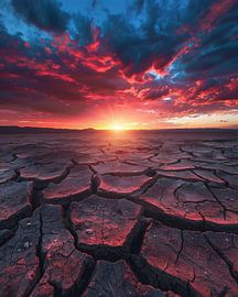 Wüstensonne bricht durch