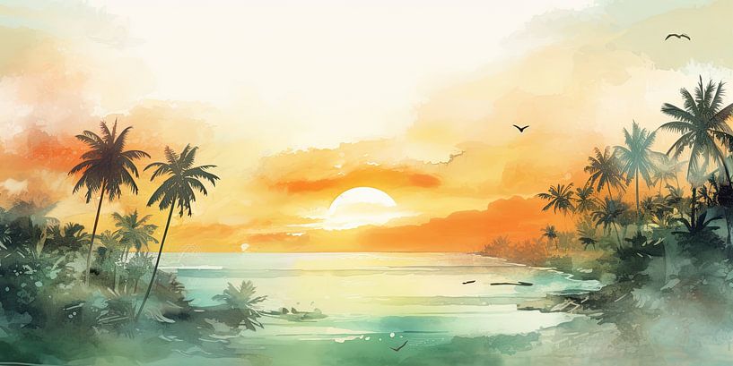 Affiche tropicale par Bert Nijholt