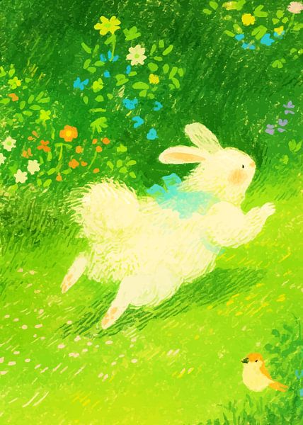 Rabbit Running by MIROKKU