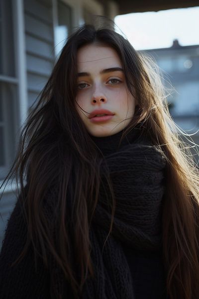 Mysterious smile, quiet melancholy by fernlichtsicht