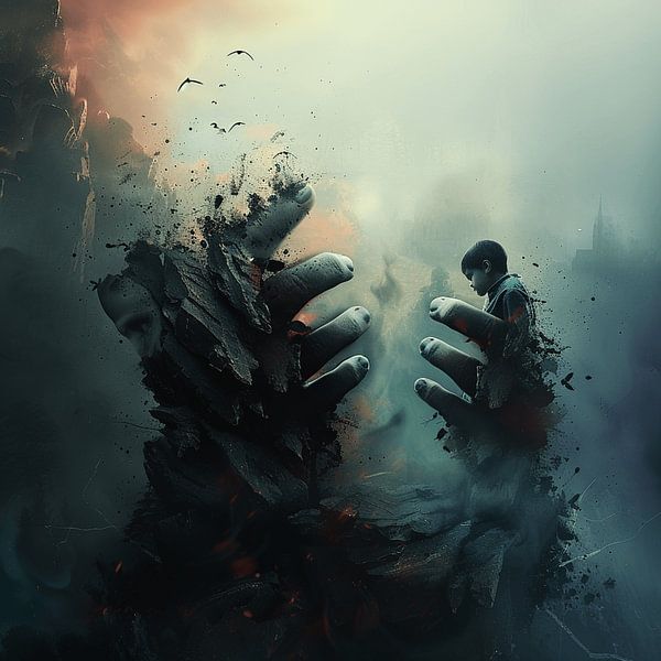 de handen die de toekomst dragen van julieart 66