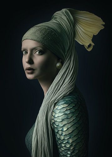 Fishgirl with a pearl