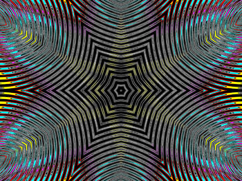 Étoile en vagues