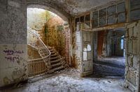 Staircase. Beelitz Heilstatten, Germany