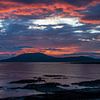 Sonnenuntergang an der Küste von Irland von Hanneke Luit