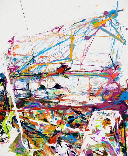 Pollock's wink 2 by Angel Estevez