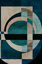 Mid Century Geographic Figures nr I by Jan Keteleer (JanKé): A Journey Beyond the Canvas thumbnail