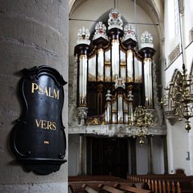 Grote kerk Dordrecht van William Boer