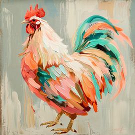 Kip - Kippen - Haan van Poster Art Shop