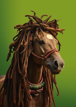 Rasta Horse by 360brain