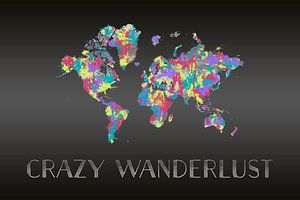 Graphic Art CRAZY WANDERLUST | Splashes sur Melanie Viola