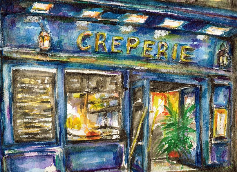 Crêperie à Paris par Ineke de Rijk