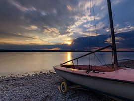 The last light at the Ammersee