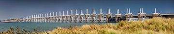 Panorama des Sturmflutwehrs Oosterschelde von Frans Lemmens