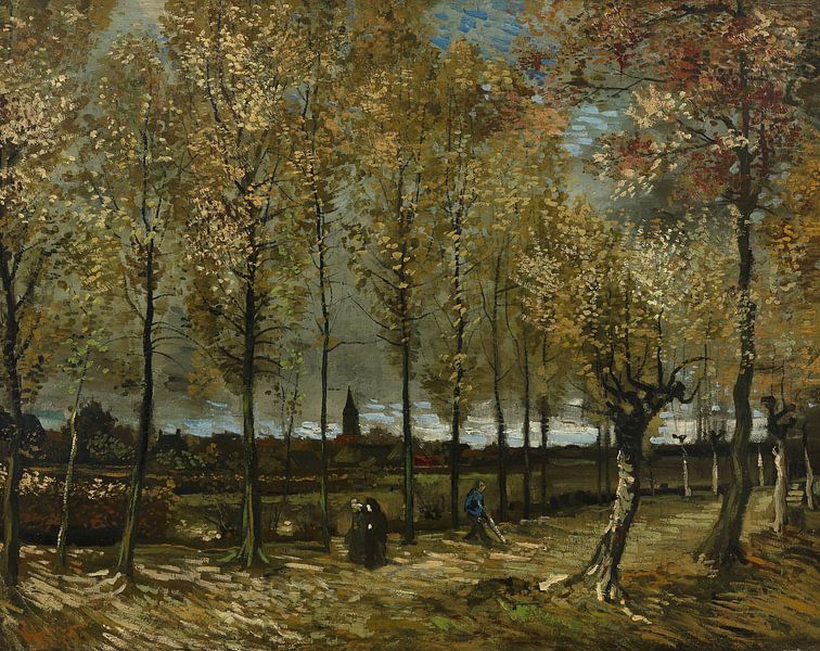 Populierenlaan bij Nuenen -  Vincent van Gogh von Marieke de Koning