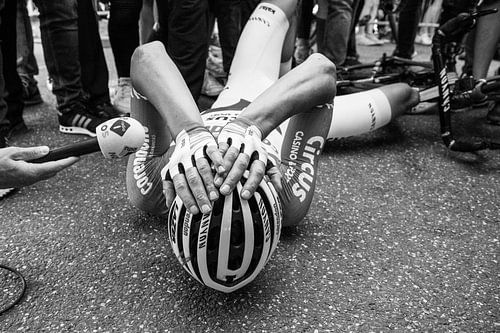 Mathieu van der Poel after the Amstel 2019