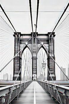 Brooklyn Brücke digitale Kunst